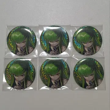 코드기어스 트리 빌리지 POPUP 홀로그램 캔뱃지 C.C.