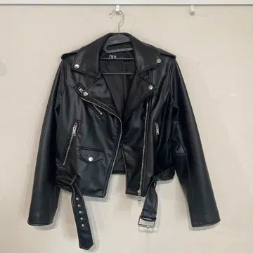 [ ZARA ] 라이더 자켓 블랙