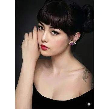 ALCHEMY GOTHIC: Matins 박쥐 귀걸이 한 쌍