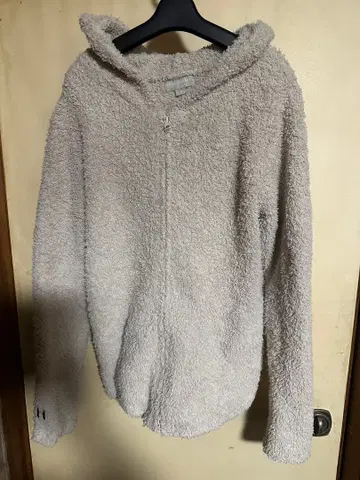 론 헤르만 x 베어풋 드림스 플리스 후드티 아이보리 사이즈 M