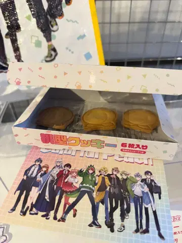 컬러풀 피치 전시회 복숭아 모양 쿠키