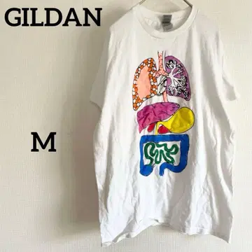 GILDAN 길단 T셔츠 유니크 프린트 개성있는 빈티지 코디