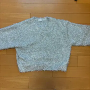 JEANASIS 실버 긴팔 니트 M