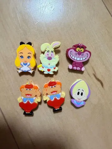 앨리스와 원더랜드 6개 캐릭터 세트