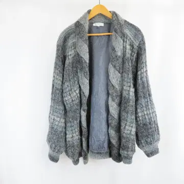 새상품급 Affections 모헤어 아크릴 오버 사이즈 니트 가디건