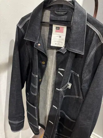 HUF 다크 데님 커버올 M