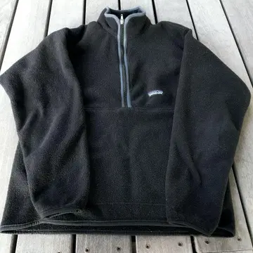 Patagonia 마스피알 블랙 M 하프 지퍼 2004년 제조