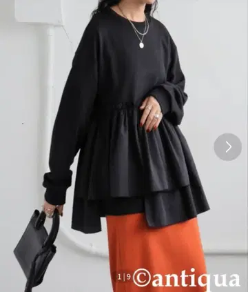 안티카 프릴 디자인 상의 맨투맨