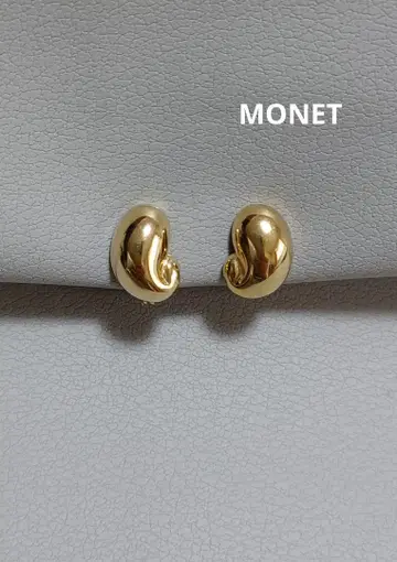 a25 MONET 골드 커브 디자인 콩 귀찌 새상품급