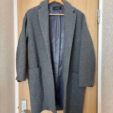 JEANASIS 그레이 체스터 코트 사이즈 F