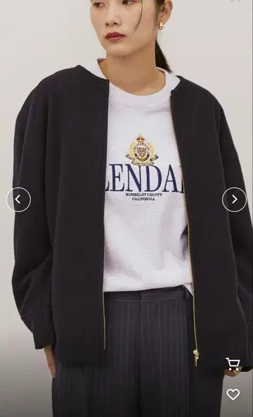 아메리칸 홀릭 노카라 코트 블랙 새상품 SHIPS BEAMS