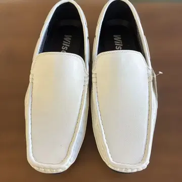 Wilson 화이트 슬립온 비즈니스 슈즈