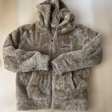 Champion 플리스 자켓 Medium 카멜