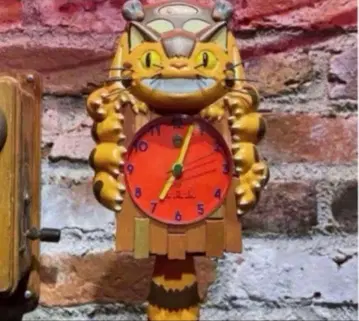 새상품 GBL 이웃집 토토로 고양이 버스 시계 지브리