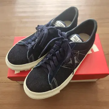 ONESTAR 네이비 데님 스니커즈 24.5cm