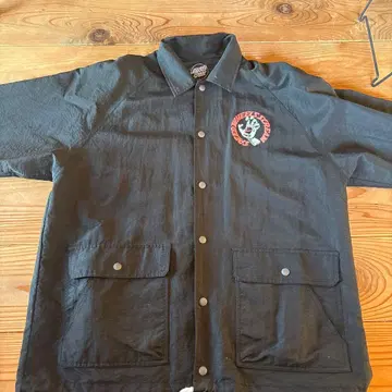 SANTA CRUZ 블랙 나일론 자켓 L