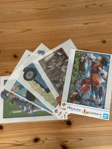 드래곤볼 제일복권 비주얼 보드 인기 그림체 5장 세트