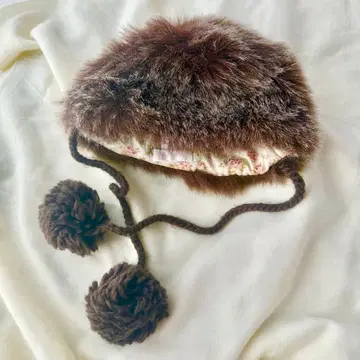 리즈리사 퍼 폼폼 포함 겨울 모자