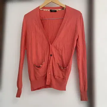 폴 스미스 코랄 핑크 가디건