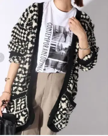 [ 새상품급 ] JOURNAL STANDARD 크로셰 가디건