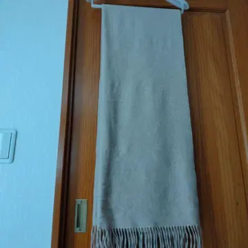 대형 스톨 울 베이지