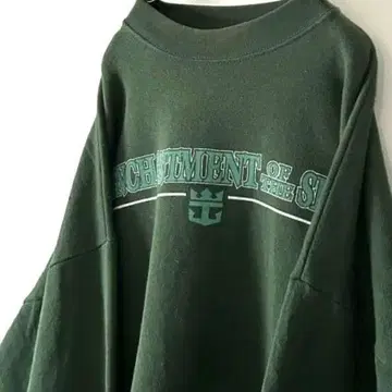 탈텍스 ENCHANTMENT 맨투맨 트레이닝복 XL 그린 그린 구제 의류