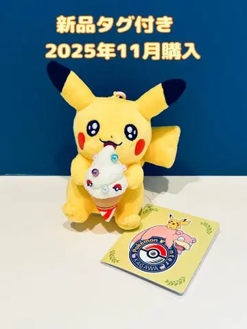 카라비너 포함 마스코트 피카츄 포켓몬 센터 카가와 오이리 소프트