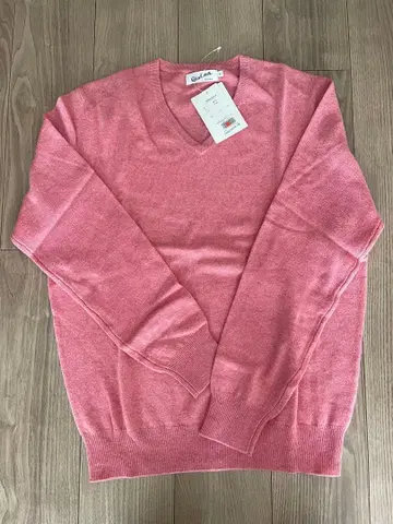 [ 미사용 새상품 ] Glen Lussie 캐시미어 V넥 스웨터