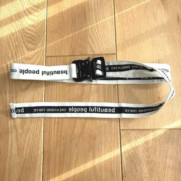 [ 새상품급 ] beautiful people 로고 벨트