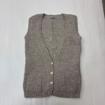 MARGARET HOWELL 그레이 니트 베스트