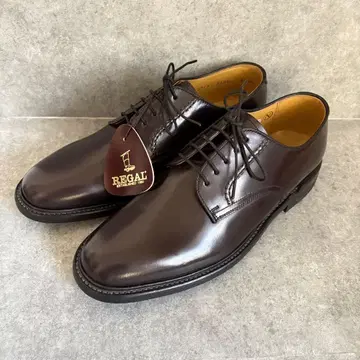 [새상품] REGAL 2504 플레인토 비즈니스 슈즈 다크 브라운