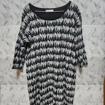 레어 Ne-net 네넷 튜닉 올 패턴 고스트