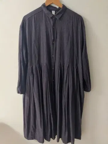 SO 다크 브라운 셔츠 원피스