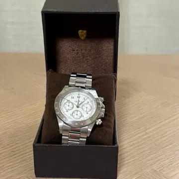 agete 아가트 크로노그래프 손목시계 실버