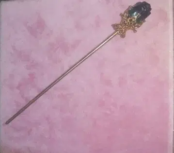 새싹 모티브 헤어콤 [ 플로라이트 ] [ 형석 ]