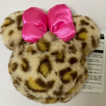 디즈니 리조트 파우치 레오파드 무늬 미니