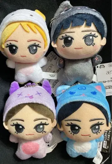 최저가 aespa SD 인형 캐릭터 인형옷 ver. 전 4종 세트