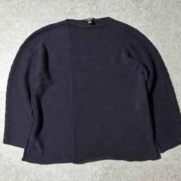 DKNY 아카이브 코튼 니트 다크 퍼플 네이비