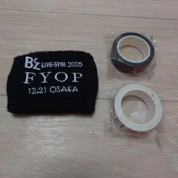B'z FYOP 12/21 리스트 밴드 & 마스킹 테이프 2종