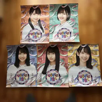 케야키자카46(히나타자카46) 히라가나 최애 B3 포스터 5장 세트