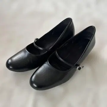 fuwaraku 블랙 펌프스 24.5 EEE 와이드 입학/졸업