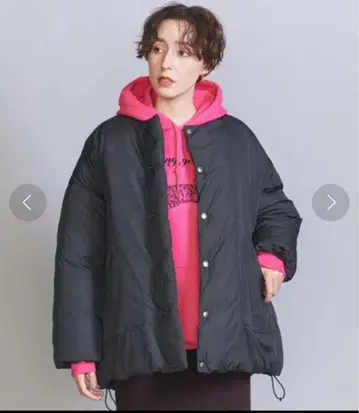 WEB 한정판 THERMORE 노카라 자켓 충전솜 다운 자켓