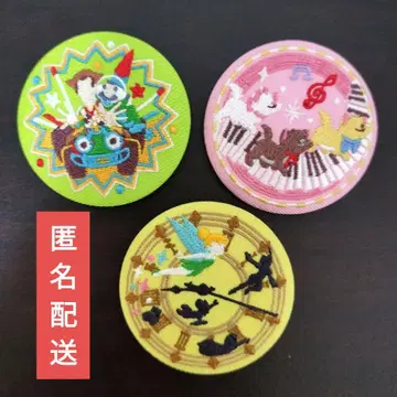 디즈니 자수 캔뱃지 토이스토리 마리캣 피터팬