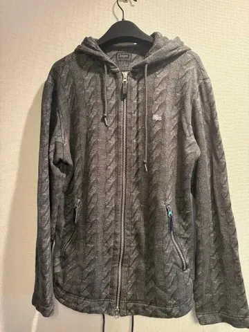 Lacoste 그레이 집업 후드티 사이즈 4