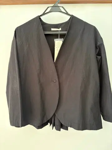 Cloudnine 노카라 자켓 M-L 블랙