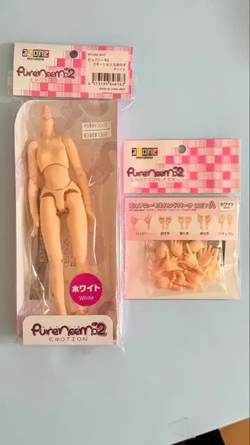 AZONE 퓨어니모2 S 여아 화이트 바디+핸드 파츠 SET/A