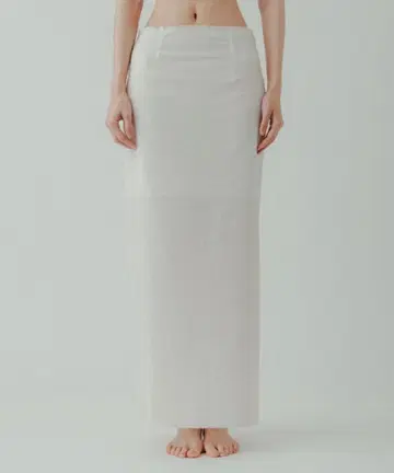 biotop 화이트 타이트 스커트 사이즈 0