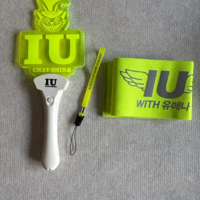 (일괄) 아이유 2015년 챗셔 콘서트 응원봉 완장