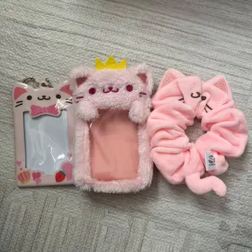 사토미 군 카드 케이스와 스크런치