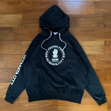 [컨디션 최상 즉시 완판 아이템] SAILORS 세일러 블랙 빅 후드티
